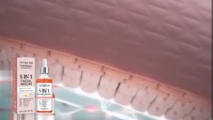 Jaysuing Professional Facial Serum 5 In 1 Reduce Black Spots Anti Aging Brighten Even Skin Tone Fine Lines Wrinkles Vitamin C Face Serum Anti Aging Lifting Sagging Skin Whiten Moisturize Hyaluronic Acid Essence