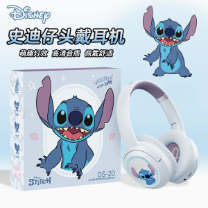  Stitch Headset Wireless Noise Reduction Bluetooth Earphones for Couples 2025 New Model Long Battery Life Low Latency