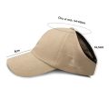 Mũ Bóng Chày Có Thể Điều Chỉnh Dành Cho Nữ, Thoáng Khí, Thời Trang, Kiểu Buộc Tóc Chéo, Mũ Snapback, Mũ Thể Thao Ngoài Trời, Mũ Lưỡi Trai, Một Cỡ. 