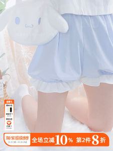 ไอศกรีมLolitaความปลอดภัยกางเกงฤดูร้อนกางเกงโคมไฟบางป้องกันแสงเดินBottomingกางเกงสั้นJKกางเกงสีส้มสําหรับสตรี