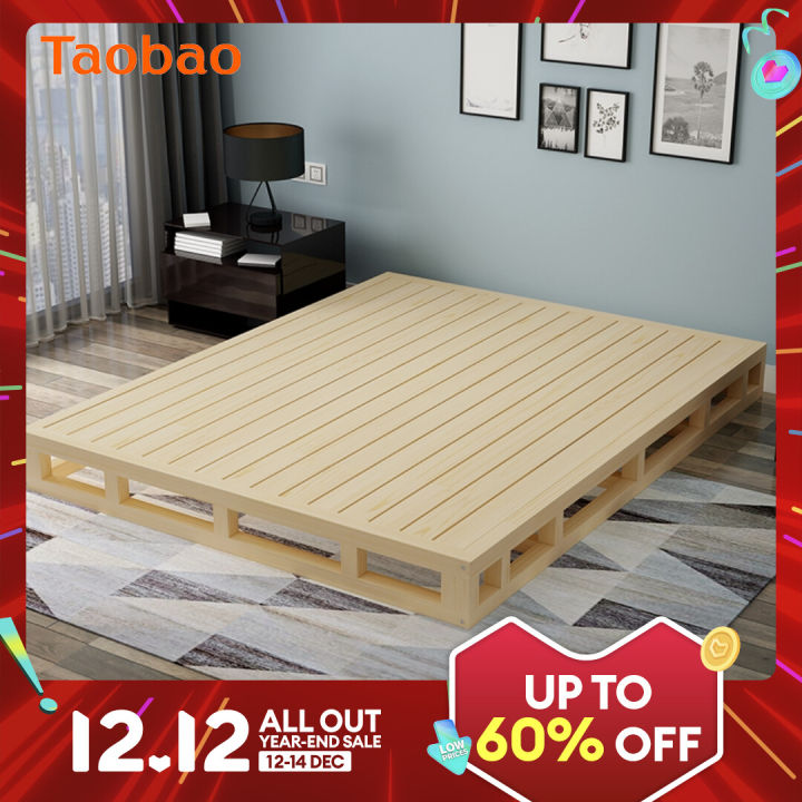 Height Increasing Bed Frame Solid Wood Bed Board Cushion Hard