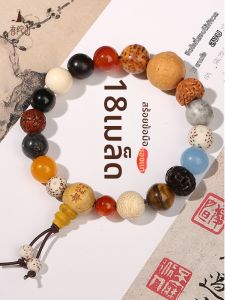 PUTUOSHAN | Genuine Multi-colored Bodhi 18 Beads Bracelet
