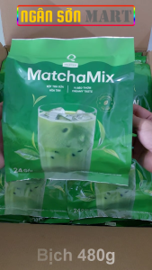 Trà Sữa Hòa Tan MatchaMix Trần Quang bịch 480g (24 gói nhỏ 20g)