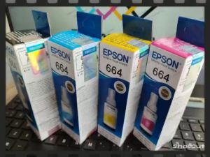 Epson 664 Ink 100% Original Genuine For Epson L Series Printer L120 L130 L220 L310 L360 L565 L1300 L455 L558(with box)