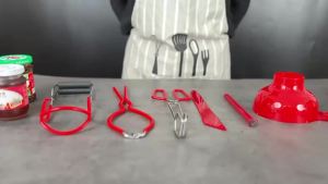 HOT Magnetic Jar Lid Lifter With Bubble Popper And Measuring Marks For Home Canning Jam Making Kitchen Use