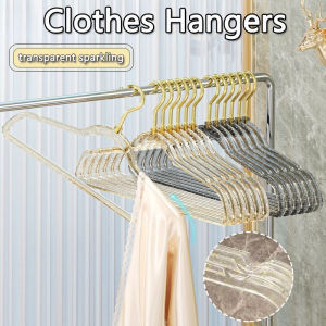 Transparent Sparkling Clothes Hangers Sequin-Resistant Clothes Hangers Household Display Hanger
