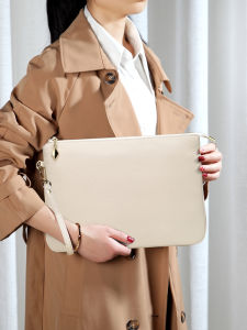 MEIFEI | Soft Leather Envelope Bag Large Capacity