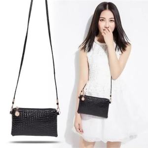 Mini Pu Fashion Women Shoulder Bag Messenger Bag Designer Luxury Crocodile Pattern Phone Coin Purse Girls Handbag Tote Bag
