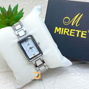 MIRETE Jam Tangan Wanita Analog Rantai Mini Fashion Mewah Free Box Bisa COD