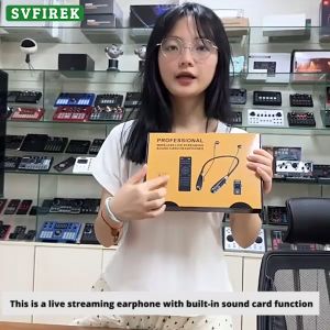 Tai nghe phát sóng trực tiếp không dây Tai nghe Bluetooth Thẻ âm thanh phát trực tiếp Tai nghe cổ máy tất cả trong một Màn hình giảm tiếng ồn K Song Tai nghe trả về tai ỨNG DỤNG Tai nghe ghi âm hát với điều khiển từ xa không dây 360° Bộ thu Bluetooth 2.4G