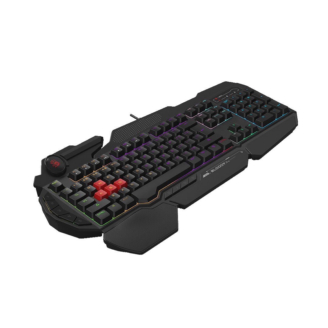 A4TECH BLOODY B310N Neon RGB Gaming Keyboard with Wrist Rest