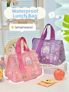 Cute Insulation Lunch Bag Cartoon Rabbit Design