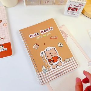 Notepad Spiral A5 Memo Buku Tulis Notebook Catatan Loose Leaf Lucu Kartun Imut Cute Aesthetic Stationery