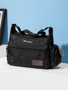 Volunteer | กระเป๋าสะพายข้างผ้าอ็อกซ์ฟอร์ดสำหรับผู้ชาย ความจุขนาดใหญ่ กระเป๋าสะพายข้างแบบลำลองสำหรับเดินทางในที่โล่งแจ้ง กระเป๋าสะพายข้างสำหรับวัยรุ่น