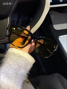 HELLOLEIBOO | Night Driving Day Night Vision Anti Glare Glasses Clip Ons