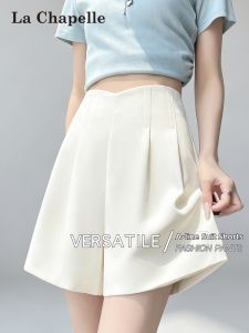 La Chapelle | Thin High Waist Slimming A-line Blossom Leg Short Pants