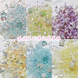 10g Sweet Mixed-color Glass Rice Beads DIY Necklace Bracelet Candy Color Rice Bead Material