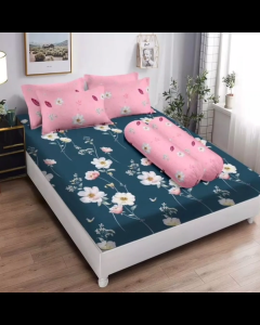 PROMO TERBATAS!! SPREI MOTIF BUNGA BAHAN KATUN EMBOS PREMIUM UK 180X200