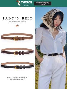 TUCANO | Leather Womens Belt Fashionable Versatile