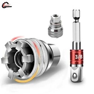ซ็อกเก็ตปรับได้ 3/8-3/4 Universal ประแจไฟฟ้าแขน Converter 10-19 มม.มัลติฟังก์ชั่นบํารุงรักษาไดรฟ์เครื่องมือ