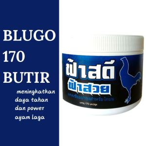 BLUGO 170 butir TOPLES (BIRU) - meningkatkan daya tahan dan power ayam laga