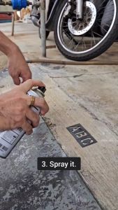 UMAKE Steel Stencil Plate for Spray Paint Wordings Painting Number Alphabet Floor Wall 3cm height