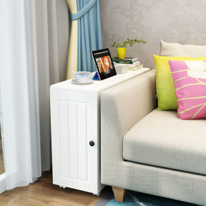 Minimalist Sofa Side Table Rectangular Side Cabinet Removable Wall Slot Cabinet Living Room Corner Cabinet Mini Corner Table Small Coffee Table