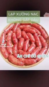 LẠP XƯỞNG TRUYỀN THỐNG TÔM TỎI  lạp xưởng tươi ngon hết ý