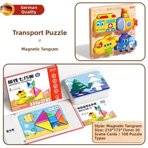 BEISHU | Magnetic Tangram Puzzle Toy