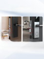 Cadoria Hotel Smart Magnetic Card Lock Electronic Induction Lock for Apartments Hotels Guest Houses No Screen Stainless Steel. 