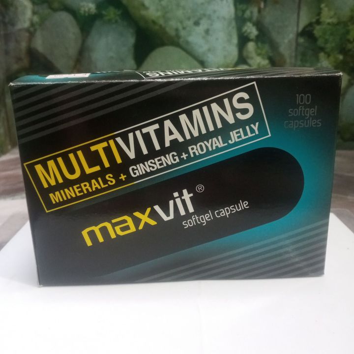 Maxvit Multivitamins + Minerals + Ginseng + Royal Jelly 1 Softgel