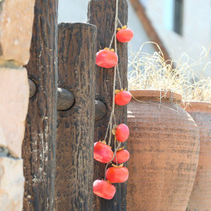 Simulated Pomegranate String Decoration for Birthday And New Home Celebration Wall Hanging Ornament Festive Home Decor