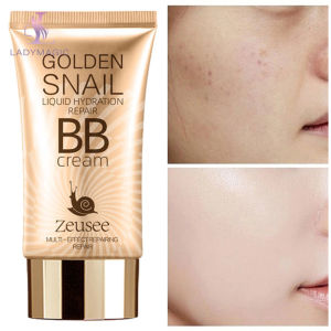 Zeusee BB Face Liquid Foundation Cream Full Coverage Concealer Oil-control Easy to Wear Lightweight Face Base Makeup Cosmetics