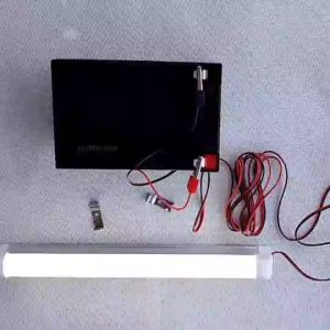 LED T8 12V 10W ยาว 60cm, แสงขาว 12V คีบ 12 ร่น คู่มือ 3 และ 1.5 เมตร รับและเสริมสร้างไฟโซล่าเซลล์ 1 ปี