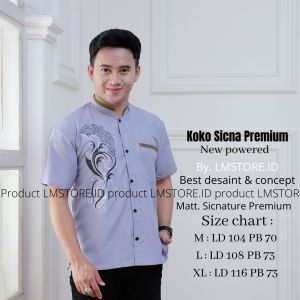 Kemeja Koko Baju Koko Bordir Busana Muslim Baju Muslimin Pria Terbaru Baju Koko Lengan Pendek Pria Dewasa Baju koko Pria Dewasa Lengan pendek Koko Pria Lengan Pendek Koko pendek Baju Koko Murah