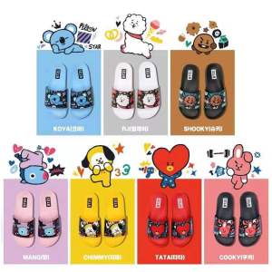 BTS BT21 KPOP Slippers: A Comfortable KPOP Themed Footwear\\n\\n Introduction to BTS BT21 Slippers\\n\\n What Are BTS BT21 Slippers?\\n\\nBTS BT21 slippers are a stylish and comfortable footwear option for casual home wear, featuring the beloved characters from the BTS BT21 universe. These slippers are perfect for fans of the KPOP group BTS and the BT21 characters, as they bring a touch of fandom flair to your home decor. \\n\\n Why Choose BTS BT21 Slippers for Casual Home Wear?\\n\\nBTS BT21 slippers are an excellent choice for casual home wear because they combine comfort and style. The soft, cushioned soles provide excellent support for your feet, while the vibrant BT21 character designs make them a fun and eye-catching addition to your home decor. Plus, they're perfect for lounging around the house or watching your favorite KPOP performances!\\n\\n Benefits of BTS BT21 Slippers\\n\\n Enhance Your Home Decor with BTS BT21 Slippers\\n\\nOne of the main benefits of BTS BT21 slippers is that they can enhance your home decor. With their bright and colorful designs featuring the BT21 characters, these slippers can add a pop of personality to your living space. They're perfect for fans who want to show off their love for BTS and BT21 in a fun and unique way.\\n\\n Enjoy Comfortable Footwear While Watching KPOP\\n\\nAnother benefit of BTS BT21 slippers is that they're incredibly comfortable. The soft, cushioned soles provide excellent support for your feet, making them perfect for lounging around the house or watching your favorite KPOP performances. Plus, they're easy to slip on and off, so you can enjoy the comfort of these slippers without any hassle.\\n\\n Showcase Your Love for BTS & BT21 Characters\\n\\nFinally, BTS BT21 slippers are a great way to showcase your love for BTS and the BT21 characters. With their vibrant designs featuring the beloved characters, these slippers are a fun and unique way to show off your fandom. Plus, they make great gifts for fellow fans!\\n\\n How to Get BTS BT21 Slippers\\n\\n Where to Purchase BTS BT21 Slippers Online\\n\\nBTS BT21 slippers can be purchased online from various retailers. Some popular options include Amazon, eBay, and the official BTS store. Be sure to check the reviews and ratings before making a purchase to ensure you're getting a high-quality product.\\n\\n How to Choose the Right Size for BTS BT21 Slippers\\n\\nChoosing the right size for BTS BT21 slippers is important to ensure maximum comfort. Be sure to measure your feet and refer to the sizing chart provided by the retailer before making a purchase. It's also a good idea to read the reviews to see if other customers have had any issues with sizing.\\n\\n Tips for Maintaining Your BTS BT21 Slippers\\n\\nTo keep your BTS BT21 slippers looking their best, be sure to follow these tips:\\n\\n- Wash them regularly with mild soap and water\\n- Avoid exposing them to direct sunlight or heat sources\\n- Store them in a cool, dry place when not in use\\n- Rotate them with other pairs of slippers to avoid wear and tear\\n\\nIn conclusion, BTS BT21 slippers are a great choice for fans of the KPOP group BTS and the BT21 characters. They're comfortable, stylish, and perfect for casual home wear. Plus, they can enhance your home decor and showcase your love for BTS and BT21. So why wait? Get your pair of BTS BT21 slippers today!\"