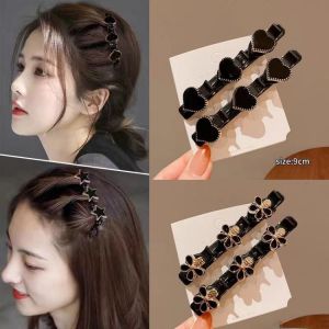 Versatile Double Layer Hair Clip Womens Summer Side Bangs Hair Accessories Hairpin Headwear Hair Styling Tool Hairband