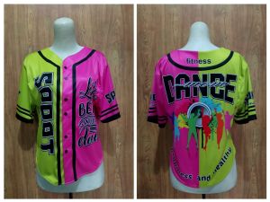 Atasan Olahraga/Kaos Olahraga Wanita/ Baseball Zumba Atasan Wanita Baju Blouse Baju Olahraga Tennis Zumba Fitnes Aerobic Jersy Premium/Baju Zumba Viral/Crop Top Olahraga