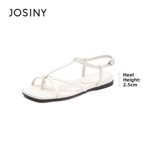 Josiny | Cross-strap Comfortable Flat Sandals