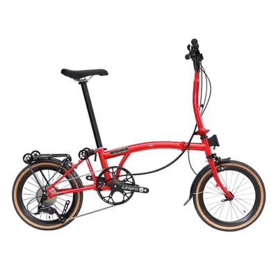 CRANSTON | Portable 9 Speed Tri-Folding Bicycle 16 Inch