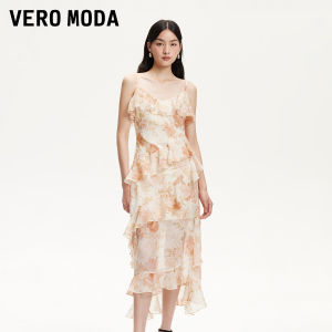 Vero Moda | Đầm Quai V-Neck Ruffle Hem Mùa Thu Mới