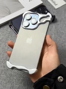 OATSBASF Metal Frameless Anti-fall Phone Case High Heat Dissipation for iPhone 15/15 Plus/15 Pro/15 Pro Max Cute Iphone 15 Pro Max Cases - Lazada