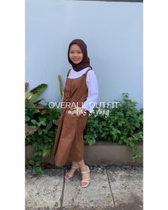Gaudy - Jessly Overall Dress Jumpsuit Perempuan Matt Cigaratte Premium Look Korean Style