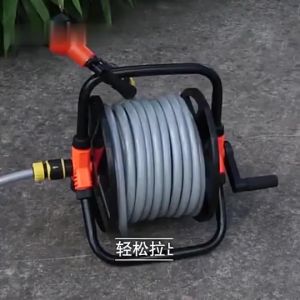 【Local Seller/Hot Sale🔥】Garden Hose Reels Hose Organizer Rack Standing Hose Pipe Reel Holder Garden Hose Cart