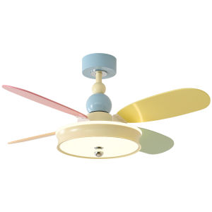 FANZHEN | Multi-Color Full-Spectrum Eye-Care Silent Frequency Conversion Ceiling Fan Light