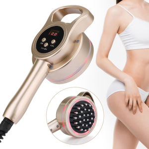 Microcurrent Meridian Brush Massager Cellulite Lymphatic Infrared Heating Vibration Body Detoxification Health Scraping Device