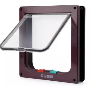 Quiet Free Entrance Door for Cats And Dogs Home Use Pet Door Anti-Loss Universal for Cats And Dogs Four Seasons Small And Medium Size