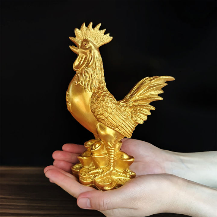 Rooster Decoration Zodiac Rooster Large and Small Imitation Copper