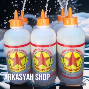 LEM BINTANG PU ORANGE 1/2KG 4 BOTOL (LEM CROT LEM MADU LEM BUSA LEM KAYU)
