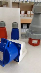 Industrial Plug Socket 3PIN 16A 32A Male Female ( Blue) IP44 ( 220-240v) TYP013S/TYP023S